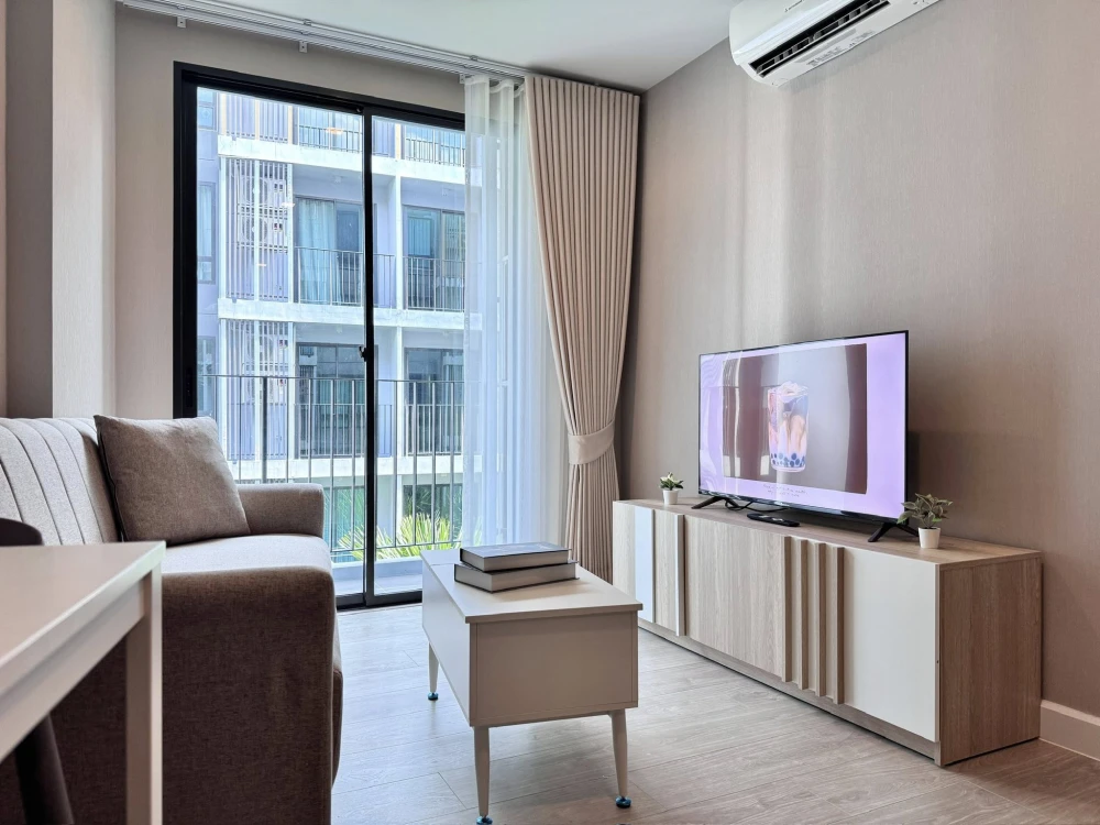 ให้เช่า Metro Luxe Riverfront Rattanathibet ตึก C ห้องสวย มีเฟอร์นิเจอร์อย่างดี พร้อมเข้าอยู่ !!