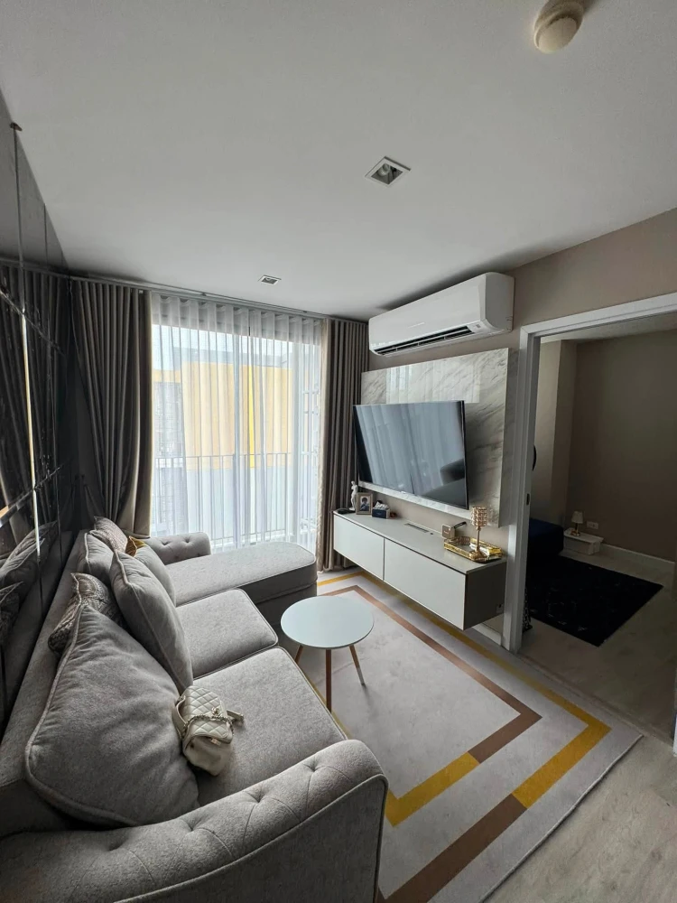 ให้เช่า Metro Luxe Riverfront Rattanathibet ห้องกว้างพื้นที่ใช้สอยเยอะ บิวท์อินเฟอร์นิเจอร์อย่างดี โปร่ง โล่ง จองด่วน