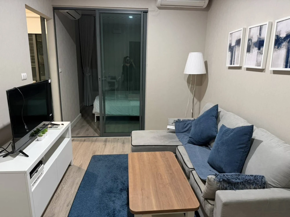 ให้เช่า Metro Sky Prachachuen ห้องน่าอยู่ ชั้น 3 ตกแต่งคุมโทน เฟอร์ครบครัน หิ้วกระเป๋าเข้าอยู่ได้เลยจ้า