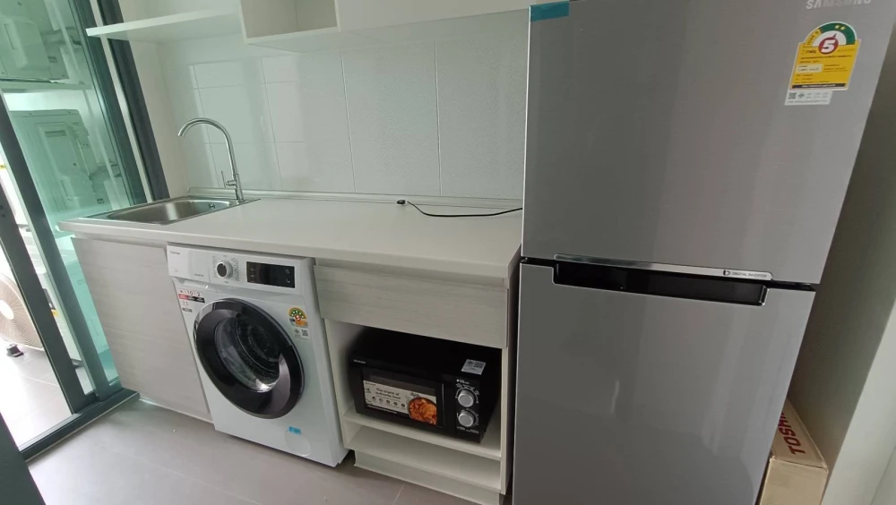 ให้เช่า Metro Sky Prachachuen 2 ห้องนอน ชั้น 21 ห้องแต่งครบ พร้อมอยู่ จองเลย