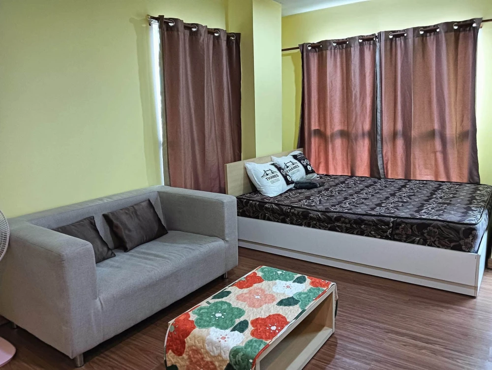 ให้เช่า Miami Bangpu ห้องชั้น 1 ตกแต่งครบครัน ในทำเลดี เดินทางสะดวก ไม่จองไหวหรอ