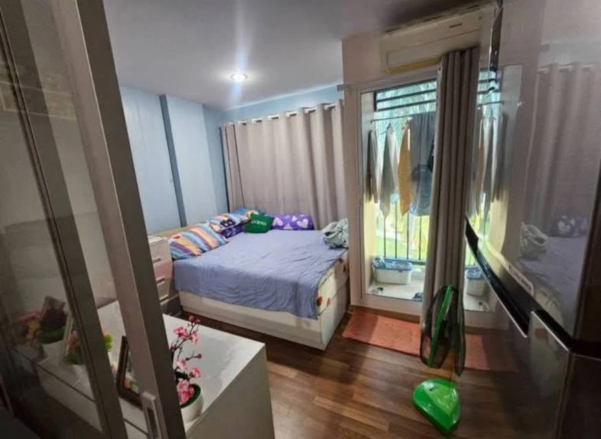 ให้เช่า Miami Bangpu ห้องชั้น 2 เฟอร์นิเจอร์ครบครัน ในทำเลดี วิวสวน จองเลย