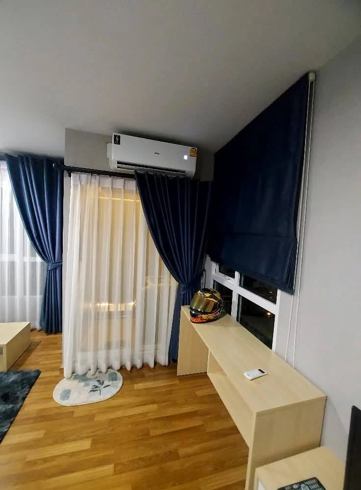 ให้เช่า Miami Bangpu ห้องชั้น 4 ติดวอลเปเปอร์อย่งดี มาพร้อมสิ่งอำนวยความสะดวกครบครัน จองเลย