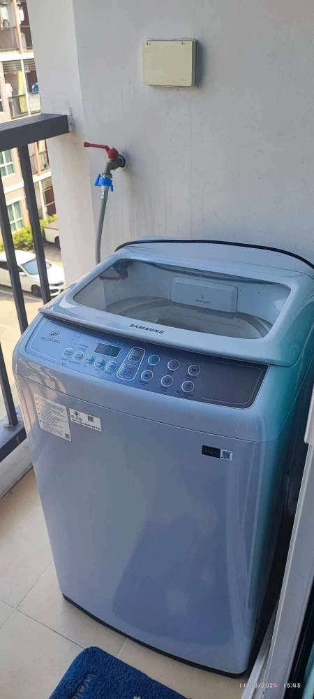 ให้เช่า Miami Bangpu ห้องชั้น 4 ติดวอลเปเปอร์อย่งดี มาพร้อมสิ่งอำนวยความสะดวกครบครัน จองเลย