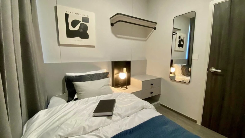 ให้เช่า Modiz Avantgarde ชั้น 23 ห้องมุม ทิศเหนือ ห้องแต่งครบ น่าอยู่ จองเลย