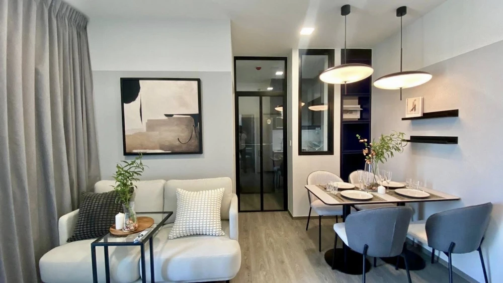 ให้เช่า Modiz Avantgarde ชั้น 23 ห้องมุม ทิศเหนือ ห้องแต่งครบ น่าอยู่ จองเลย