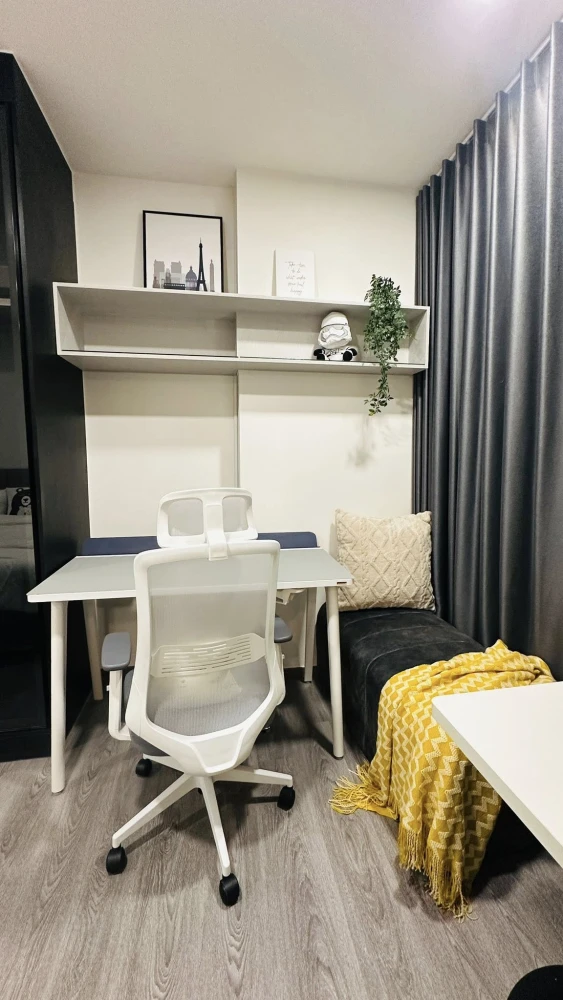 ให้เช่า Modiz Avantgarde ห้องสตูดิโอ ตกแต่งพร้อมอยู่ เฟอร์นิเจอร์ครบครัน หิ้วกระเป๋าเข้าอยู่ได้เลยจ้า