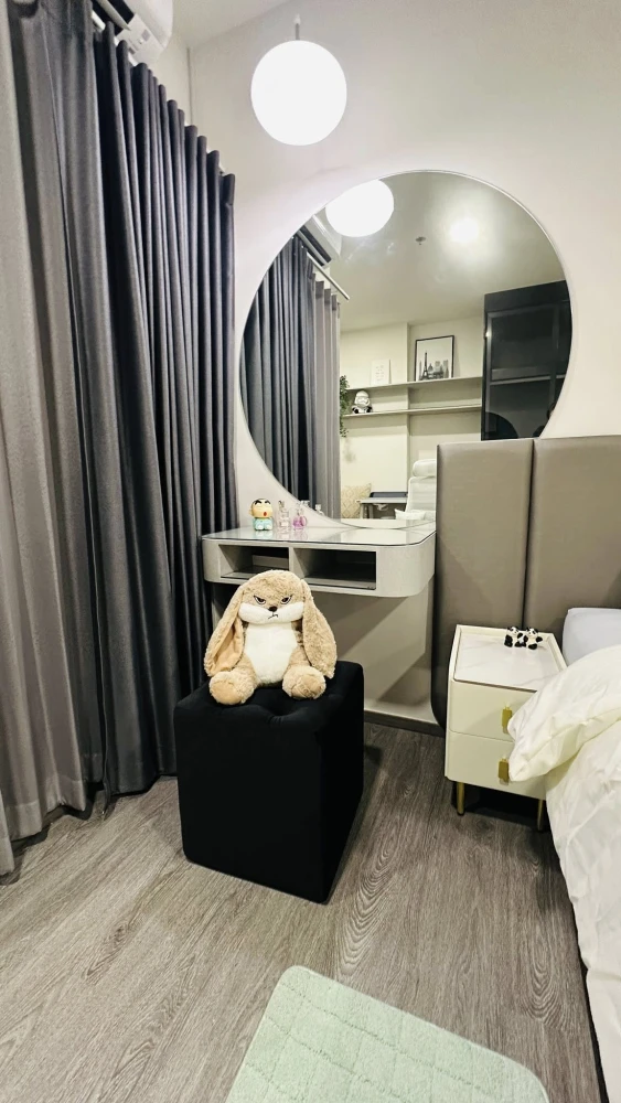 ให้เช่า Modiz Avantgarde ห้องสตูดิโอ ตกแต่งพร้อมอยู่ เฟอร์นิเจอร์ครบครัน หิ้วกระเป๋าเข้าอยู่ได้เลยจ้า