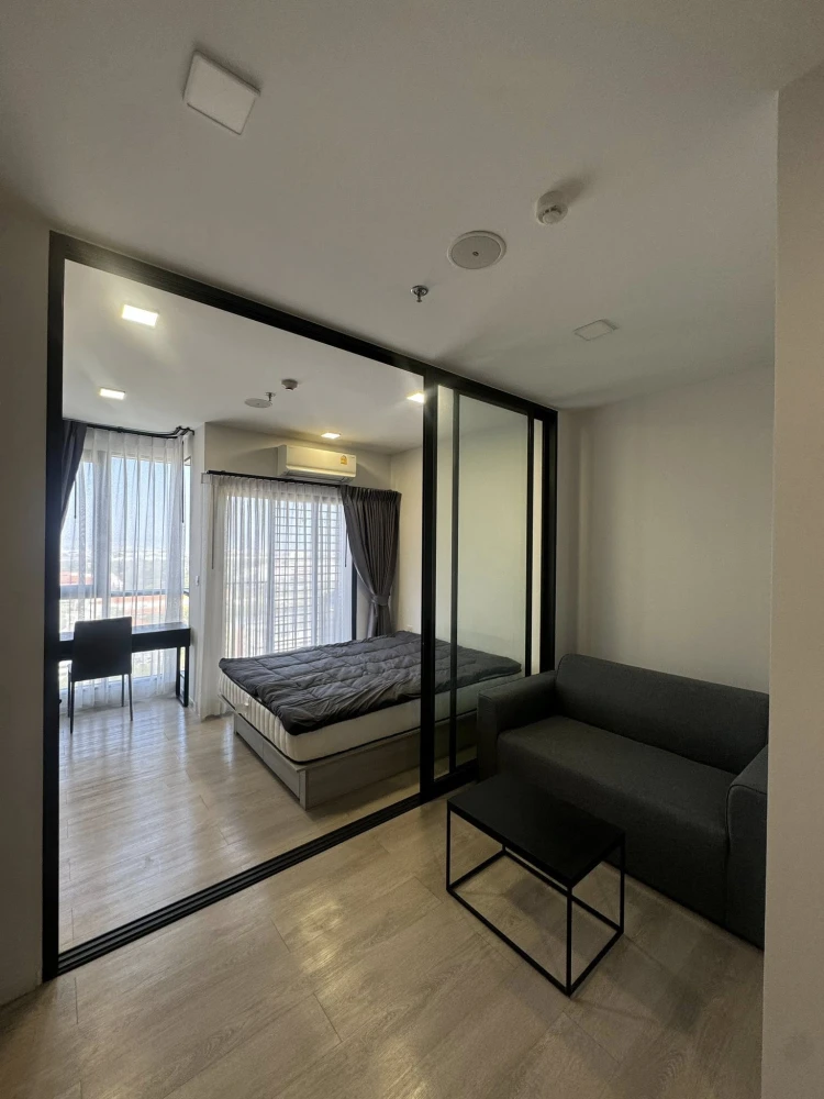 ให้เช่า Modiz Launch Rangsit ห้องน่าอยู่ เฟอร์นิเจอร์และเครื่องใช้ไฟฟ้าครบครัน หิ้วกระเป๋าเข้าอยู่ได้เลยจ้า