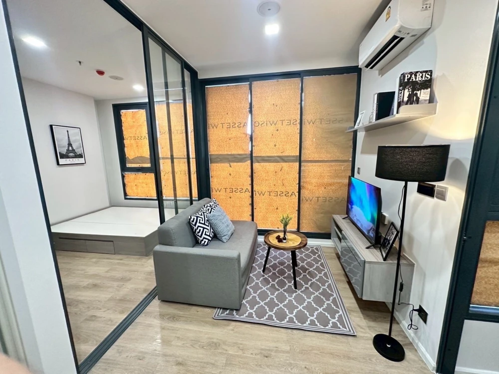 ให้เช่า Modiz Rhyme Ramkhamhaeng ชั้น 22 ห้องสวย แต่งครบ สนใจจองเลย