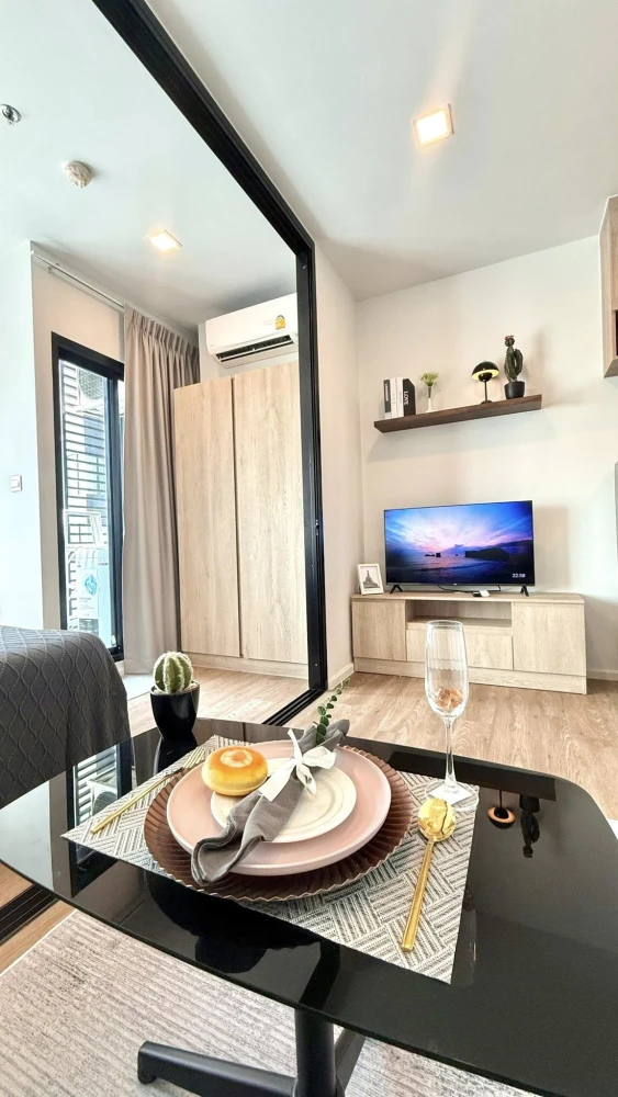 ให้เช่า Modiz Sukhumvit 50 ห้องเฟอร์นิเจอร์ + เครื่องใช้ไฟฟ้าครบ หิ้วกระเป๋าเข้าอยู่ได้เลย