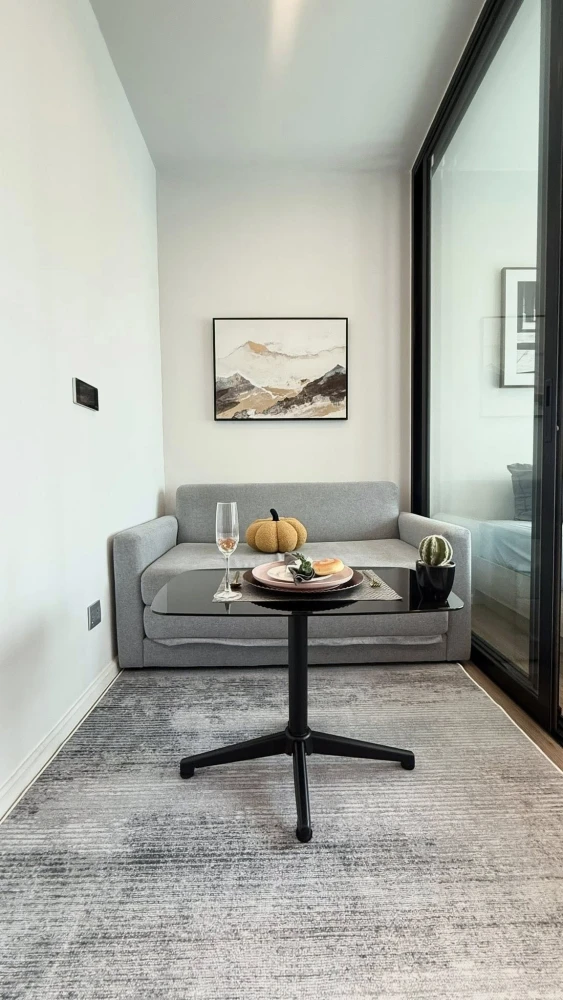 ให้เช่า Modiz Sukhumvit 50 ห้องเฟอร์นิเจอร์ + เครื่องใช้ไฟฟ้าครบ หิ้วกระเป๋าเข้าอยู่ได้เลย