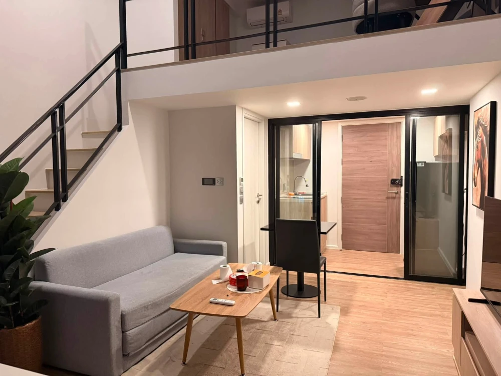 ให้เช่า MODIZ Sukhumvit 50 ห้อง Duplex 2 ชั้น ห้องอยู่ชั้นสูง เฟอร์ครบ พร้อมเข้าอยู่