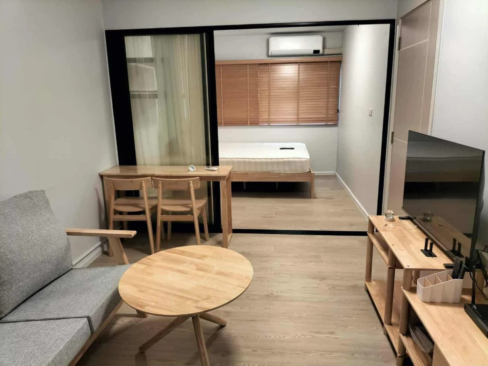 ให้เช่า Mori Condominium Muang Thong Thani 1 ห้องนอน 1 ห้องน้ำ เฟอร์นิเจอร์ครบครัน หิ้วกระเป๋าเข้าอยู่ได้เลยจ้า