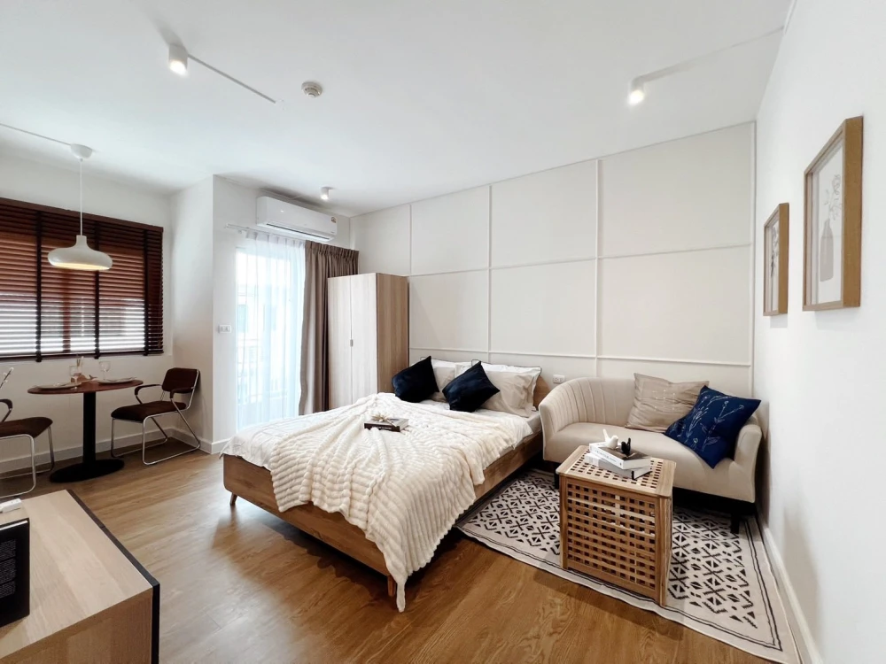 ให้เช่า My condo สุขุมวิท103 ห้องน่าอยู่ตกแต่งโทนสีขาว สะอาดตา ดีแบบนี้ไม่จองคือพลาด++