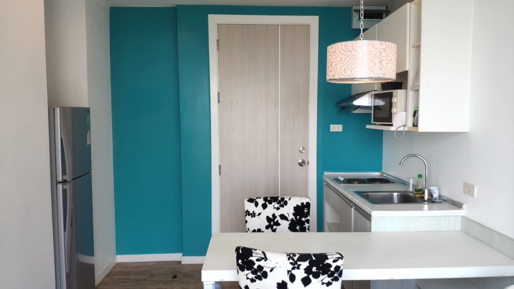ให้เช่า Neo Condo Sea View Pattaya @Jomtien ห้องมุมให้ความเป็นส่วนตัว ติดวอลเปเปอร์อย่างดี วิวสวย ไม่บล็อค จองเลย