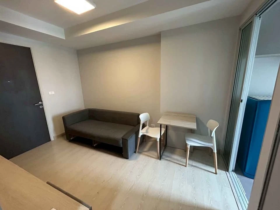 ให้เช่า Niche id @ Pakkret Station ห้องพร้อมอยู่ ชั้นสูง พร้อมเฟอร์ + เครื่องใช้ไฟฟ้าครบ จองเลย