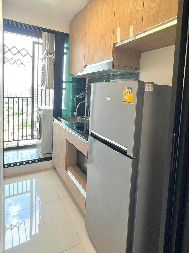 ให้เช่า Niche Mono Sukhumvit–Bearing  ห้องมุม Built-in สวย ชั้น 26 วิวเมือง ตกแต่งครบ พร้อมเครื่องใช้ไฟฟ้า เข้าอยู่ได้ทันที