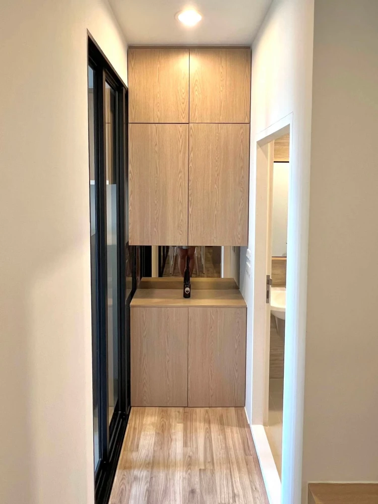 ให้เช่า Niche Mono Sukhumvit–Bearing  ห้องมุม Built-in สวย ชั้น 26 วิวเมือง ตกแต่งครบ พร้อมเครื่องใช้ไฟฟ้า เข้าอยู่ได้ทันที