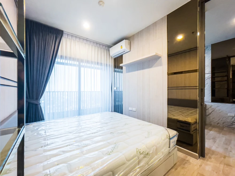 ให้เช่า Niche Pride Taopoon 1 ห้องนอน 1 ห้องน้ำ ตกแต่งเรียบหรูดูแพง บิ้วอินผนังลายหินอ่อนสุดปัง จองเลย