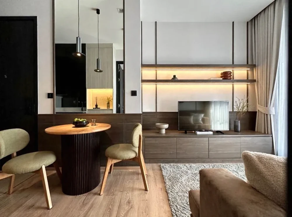 ให้เช่า Noble Around Ari ชั้น 14 ห้องตกแต่งอย่างดี เฟอร์ buit-In ครบชุด ดีไซน์ห้องสวยน่าอยู่ จองเลย