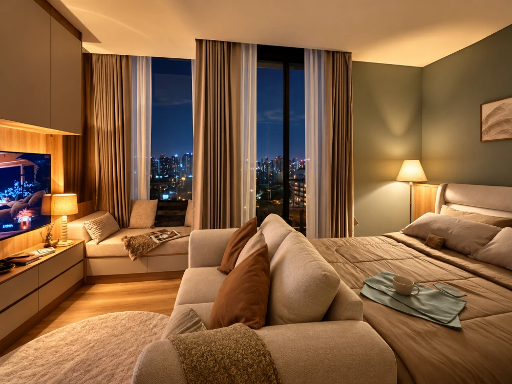 ให้เช่า Noble Form Thonglor ชั้น 9 ห้องน่าอยู่ มาพร้อมการตกแต่งที่ครบครัน สนใจจองเลย
