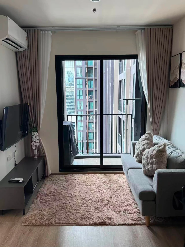 ให้เช่า Noble Nue District R9 ห้องมุมคนไม่พลุกพล่าน เฟอร์นิเจอร์และเครื่องใช้ไฟฟ้าครบ จองเลย