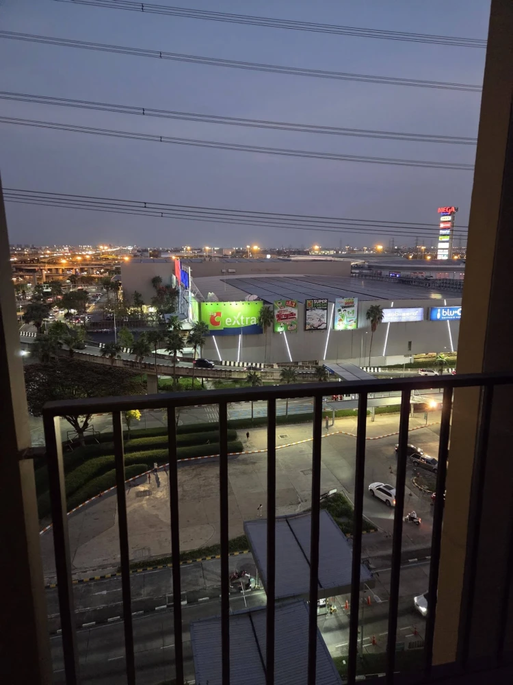 ให้เช่า Noble NUE Mega Plus Bangna 1 ห้องนอน 1 ห้องน้ำ เฟอร์นิเจอร์ครบครัน วิวสวย ไม่บล็อค จองเลย