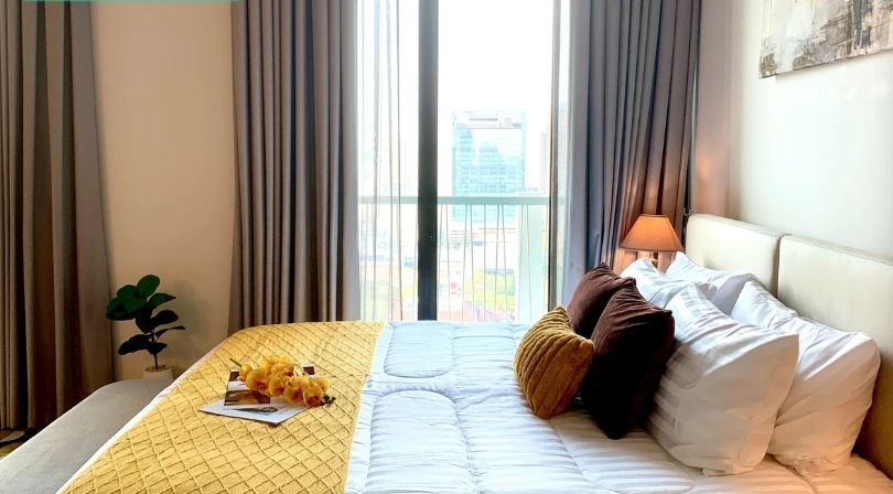 ให้เช่า Noble Recole Sukhumvit 19 ชั้น 27 ห้องมุม Fully furnished ตกแต่งสวยมาก พร้อมเข้าอยู่