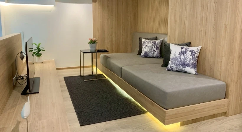 ให้เช่า Noble Recole Sukhumvit 19 ชั้น 27 ห้องมุม Fully furnished ตกแต่งสวยมาก พร้อมเข้าอยู่