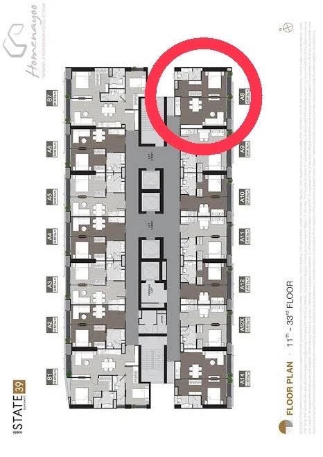 ให้เช่า Noble State 39 ชั้น 18 พื้นที่ใช้สอยเยอะมาก มีเฟอร์นิเจอร์บิวท์อินอย่างดี แบบนี้ต้องจอง