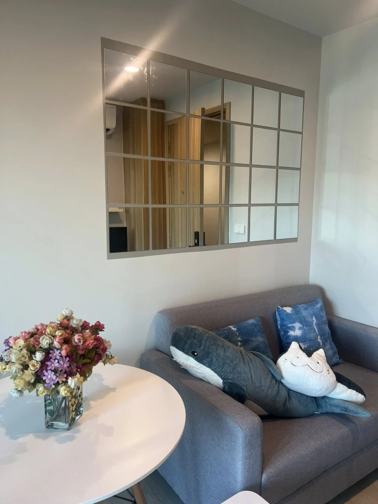 ให้เช่า Nue Connex Condo Don Mueang 1 ห้องนอน 1 ห้องน้ำ ตกแต่งคุมโทน มาพร้อมสิ่งอำนวยความสะดวกครบครัน จองเลย