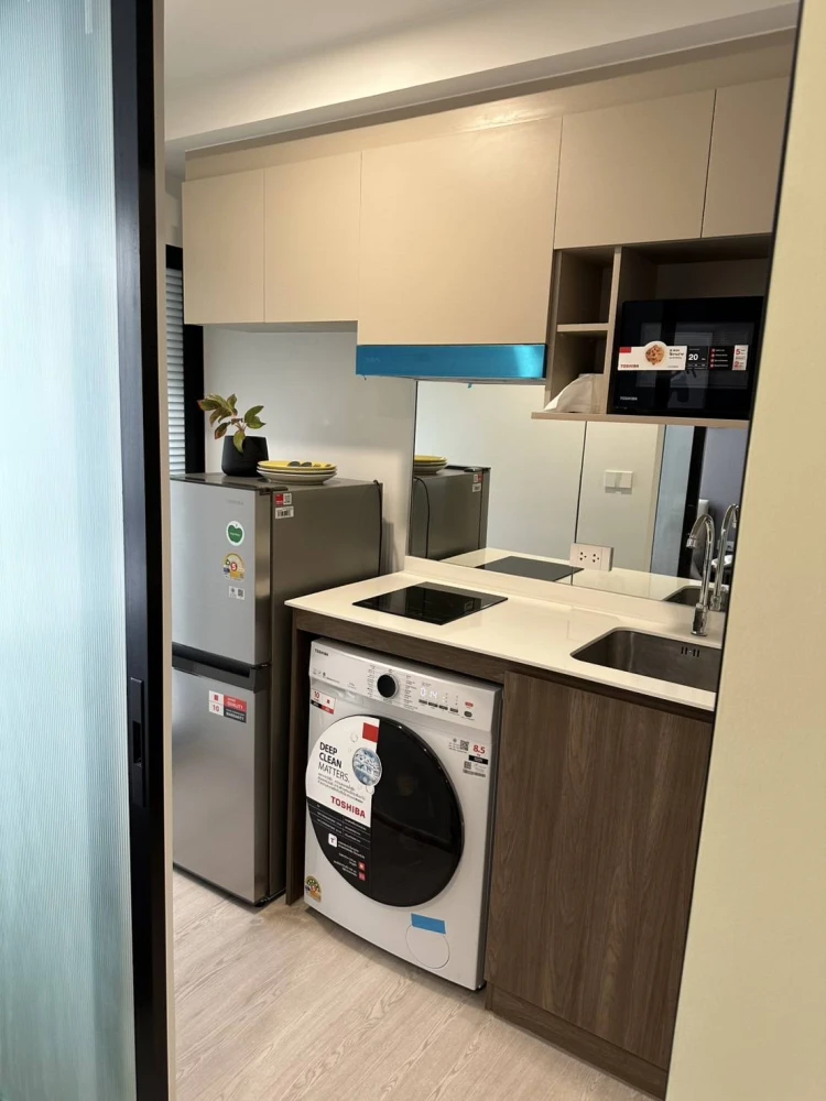ให้เช่า Nue Core Khu Khot Station ชั้น 2 ห้องสวย แต่งครบ พร้อมเข้าอยู่ จองเลย อย่ารอช้า