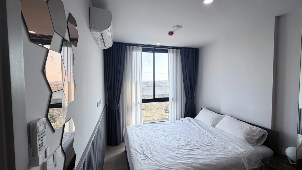 ให้เช่า Nue Core Khu Khot Station ห้องพร้อมอยู่ เฟอร์พร้อม จองเลยก่อนพลาด!!!