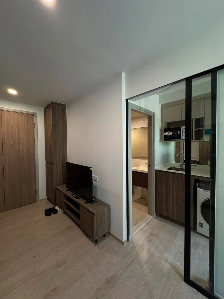 ให้เช่า Nue Core Khu Khot Station ห้องสตูดิโอ ชั้น 2 เฟอร์นิเจอร์ครบครัน มาพร้อมเครื่องซักผ้า ห้ามพลาด
