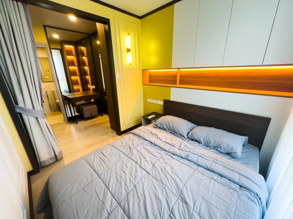 ให้เช่า Nue Cross Khu Khot Station แต่ง Build In  Luxury style   แต่งสวย function เพียบ จองเลย