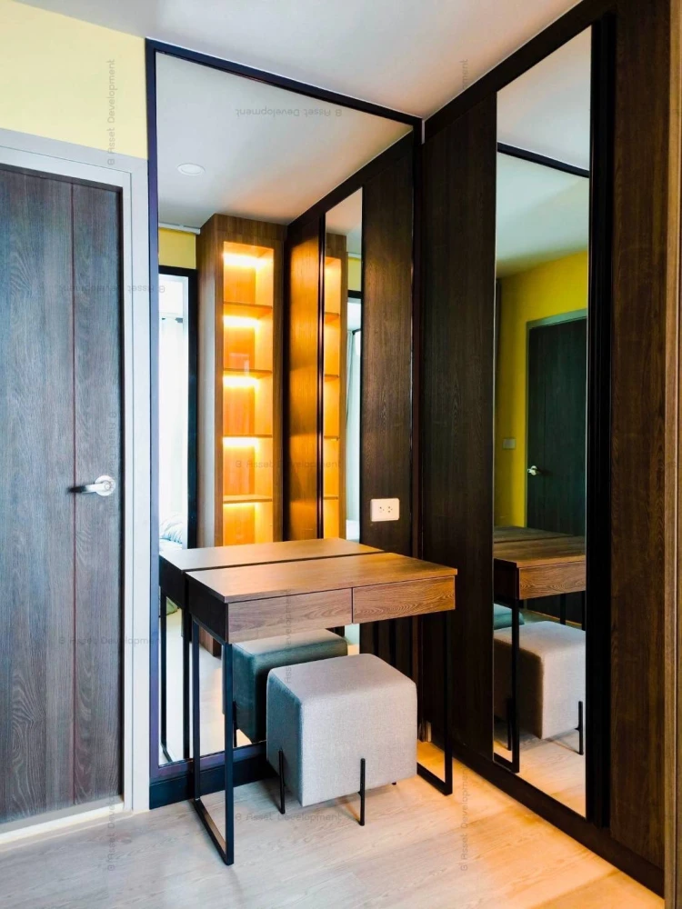 ให้เช่า Nue Cross Khu Khot Station แต่ง Build In  Luxury style   แต่งสวย function เพียบ จองเลย