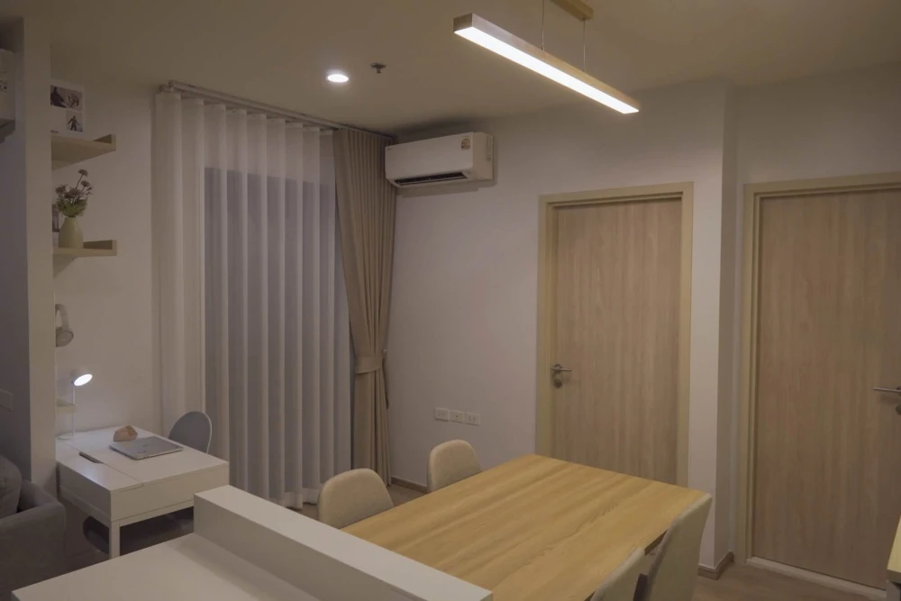 ให้เช่า NUE DISTRICT R9 ชั้น 40 (ชั้นบนสุด) ห้องตกแต่งและติดตั้งเฟอร์นิเจอร์ Built-in พร้อมเข้าอยู่