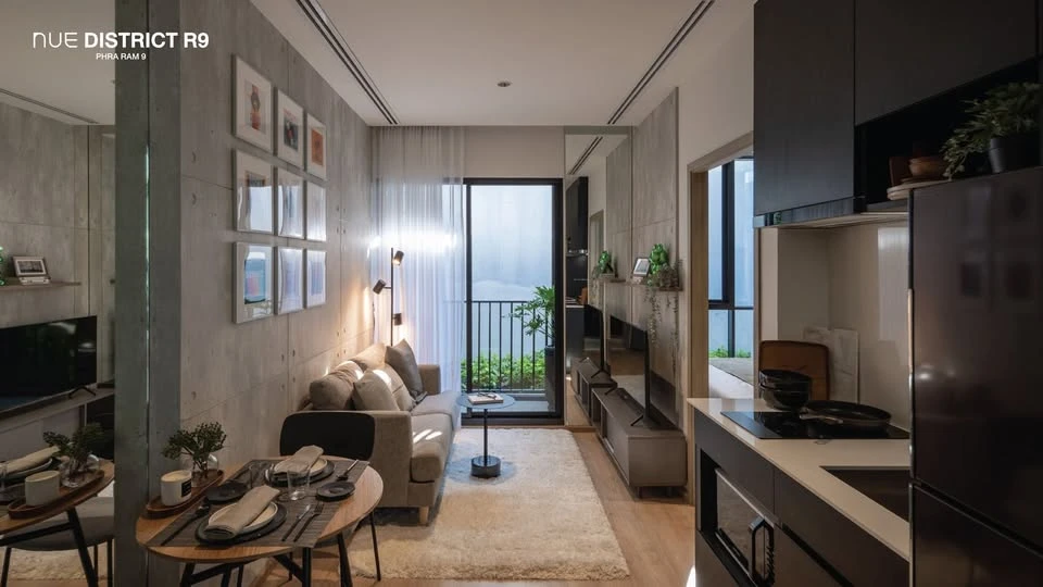 ให้เช่า   Nue District R9 ห้องพร้อมอยู่ ชั้น 10 สูงำลังดี ราคากำลังโดน รีบมาจองก่อนพลาดโอกาส