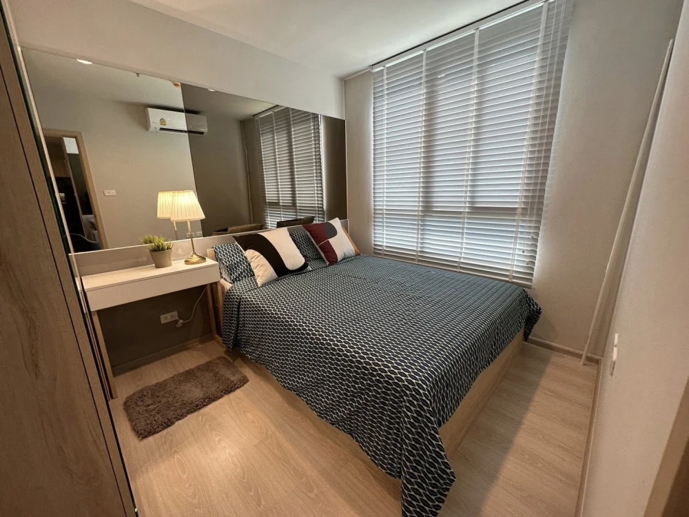 For Rent: Nue Noble Ngamwongwan. Good news for those waiting for a beautiful 2-bedroom, 1-bathroom unit with built-in furniture and complete appliance