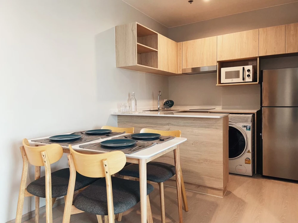 ให้เช่า Nue Noble Srinakarin-Lasalle ชั้น 43 ชั้นสูง แต่งครบ น่าอยู่ สนใจจองเลย