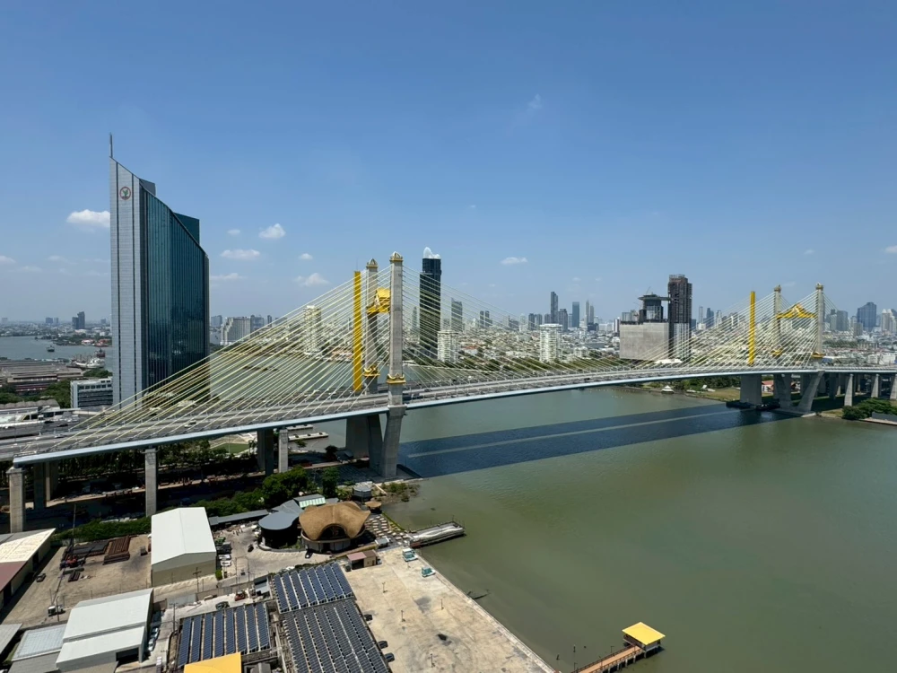 ให้เช่า NUE Riverest Ratburana คอนโดริมน้ำ บรรยากาศดี วิวสวย วิวสะพานแขวน รีบจองเลยจ้า