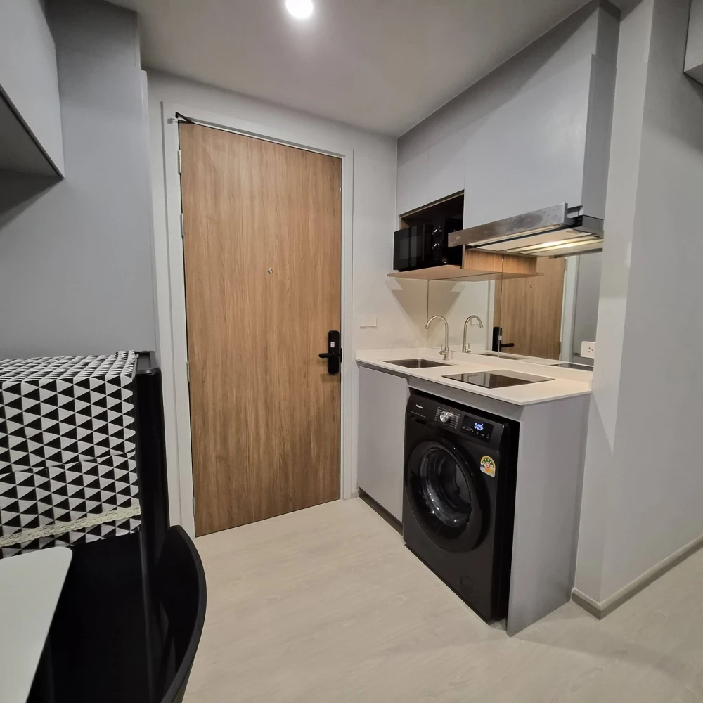 ให้เช่า NUE Riverest Ratburana ห้องพร้อมอยู่ ชั้นไม่สูง เฟอร์พร้อม จองเลย