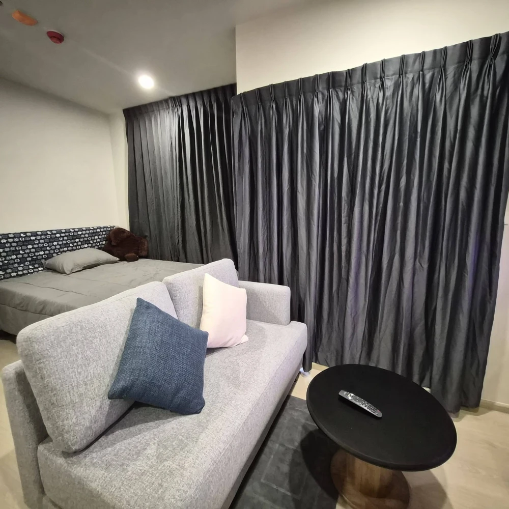 ให้เช่า NUE Riverest Ratburana ห้องพร้อมอยู่ ชั้นไม่สูง เฟอร์พร้อม จองเลย