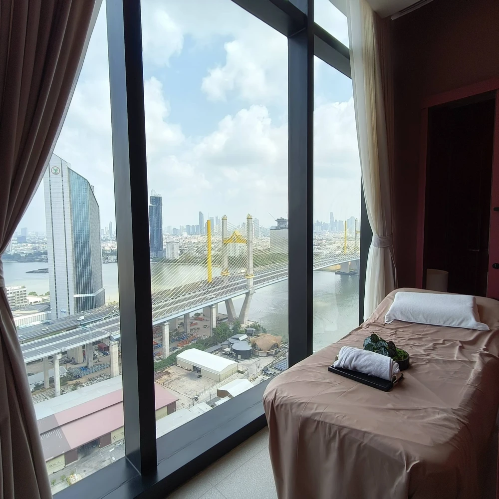 ให้เช่า NUE RIVEREST Ratburana ห้องพร้อมอยู่ เฟอร์พร้อม จองเลย