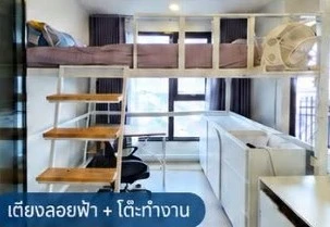 ให้เช่า NUE RIVEREST Ratburana ห้องสตูดิโอ เฟอร์ครบ วิวแม่น้ำสวยจากชั้นสูง ห้ามพลาด