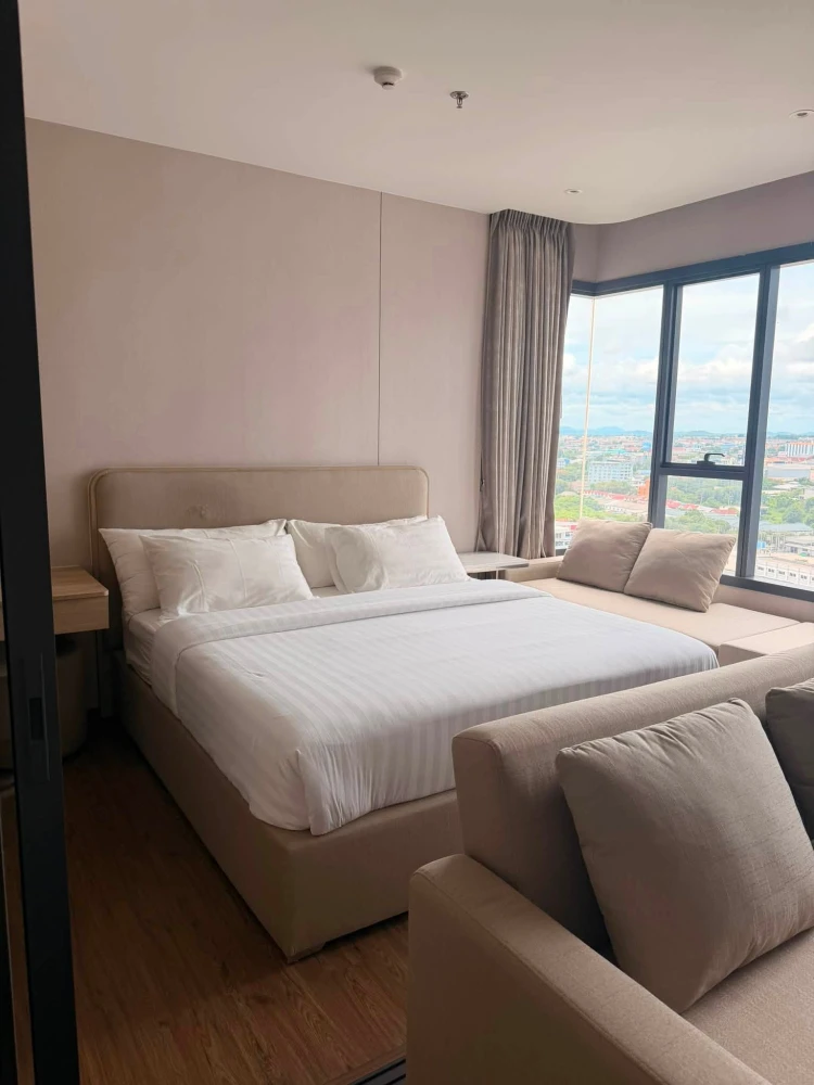 ให้เช่า Once Pattaya ห้องสวย ห้องกว้าง ตกแต่งฟังก์ชั่นครบ ต้องจอง