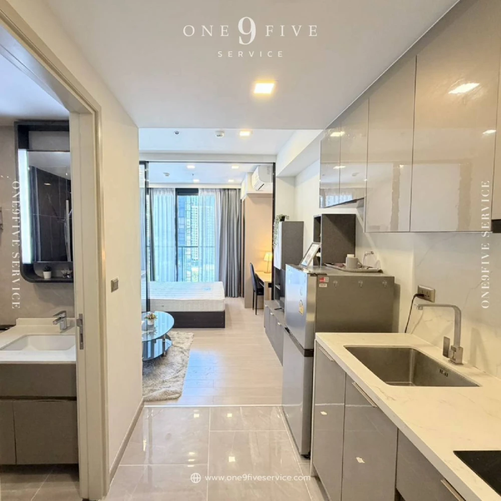 ให้เช่า One 9 Five Asoke-Rama 9 ห้องกั้นเป็นสัดส่วน ชั้น 10 ได้วิวสูง ราคากันเอง ต้องห้ามพลาดห้องนี้