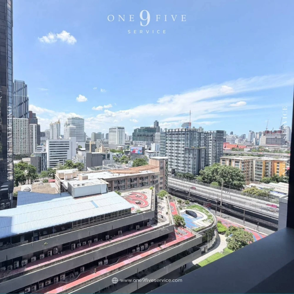 ให้เช่า One 9 Five Asoke-Rama 9 ห้องกั้นเป็นสัดส่วน ชั้น 10 ได้วิวสูง ราคากันเอง ต้องห้ามพลาดห้องนี้