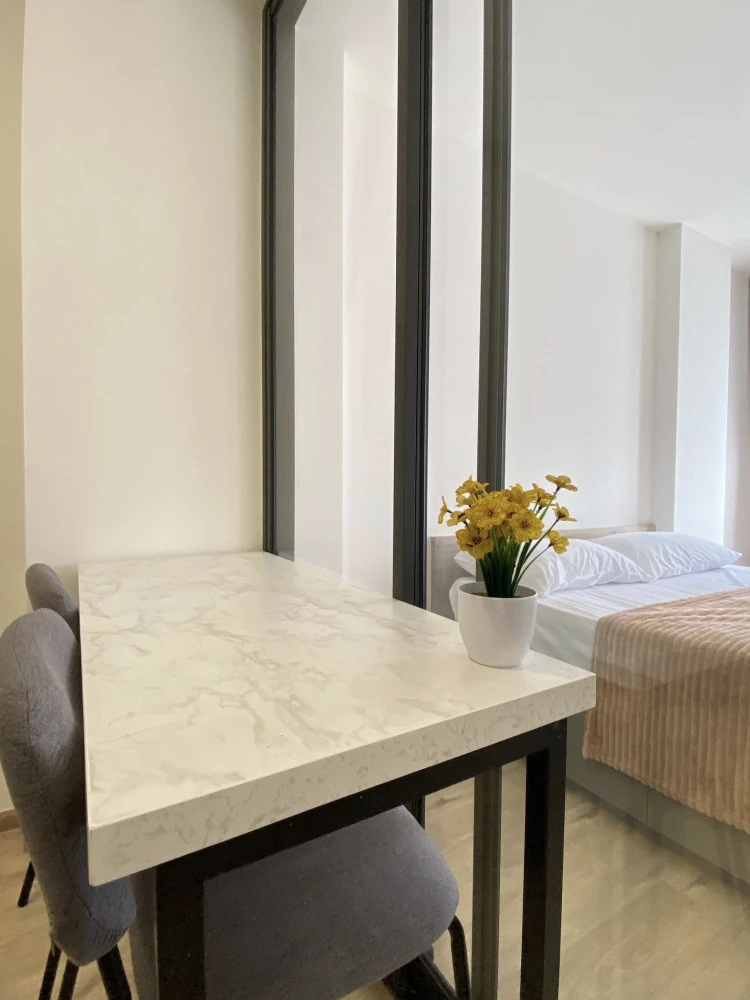 ให้เช่า ONEDER Kaset ห้องพร้อมเข้าอยู่ เฟอร์พร้อม หิ้วกระเป๋าใบเดียวมาได้เลย รีบจองเลยก่อนพลาด+++